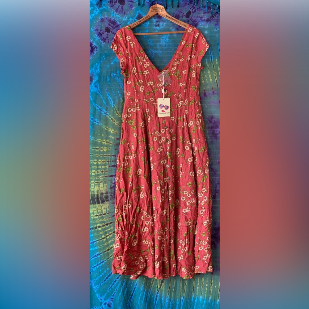 Everybody Talks- Dress. Size- Small. 100% Rayon.